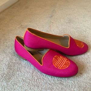 Pink Jon Josef loafer size 7.5